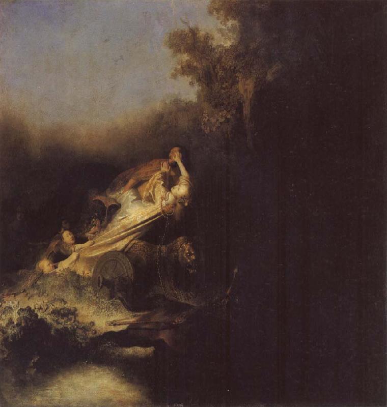 REMBRANDT Harmenszoon van Rijn The Abduction of Proserpine oil painting picture